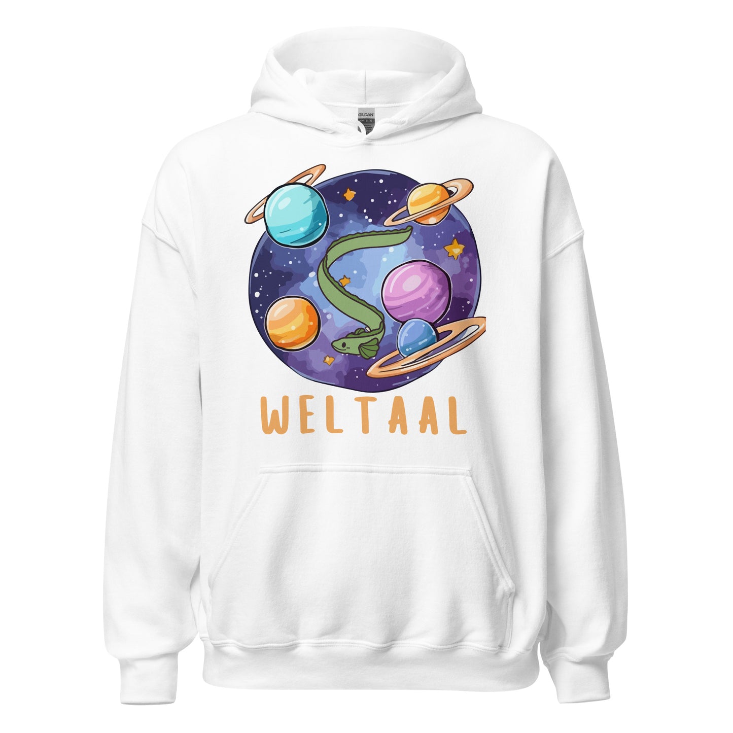 Weltaal Angler Aal Wortspiel Kapuzenpullover