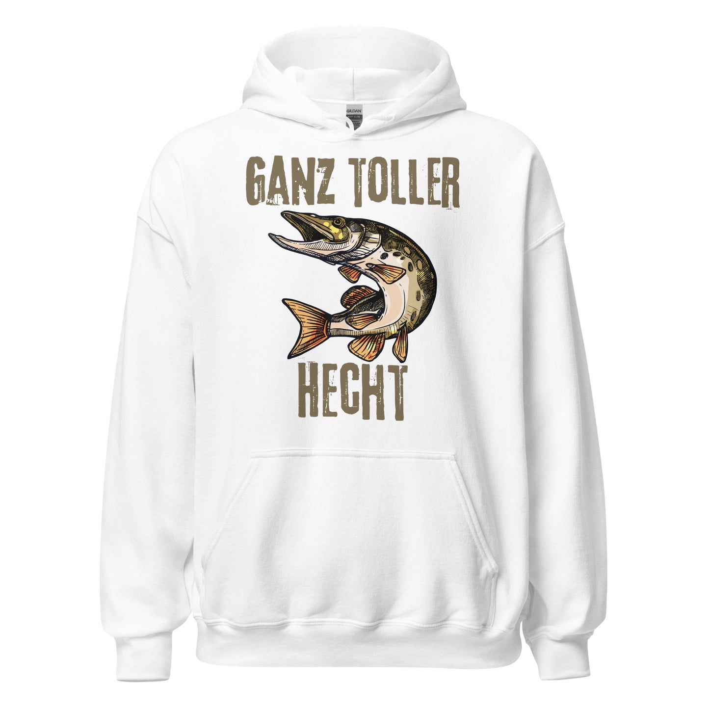 Ganz Toller Hecht Angler Kapuzenpullover
