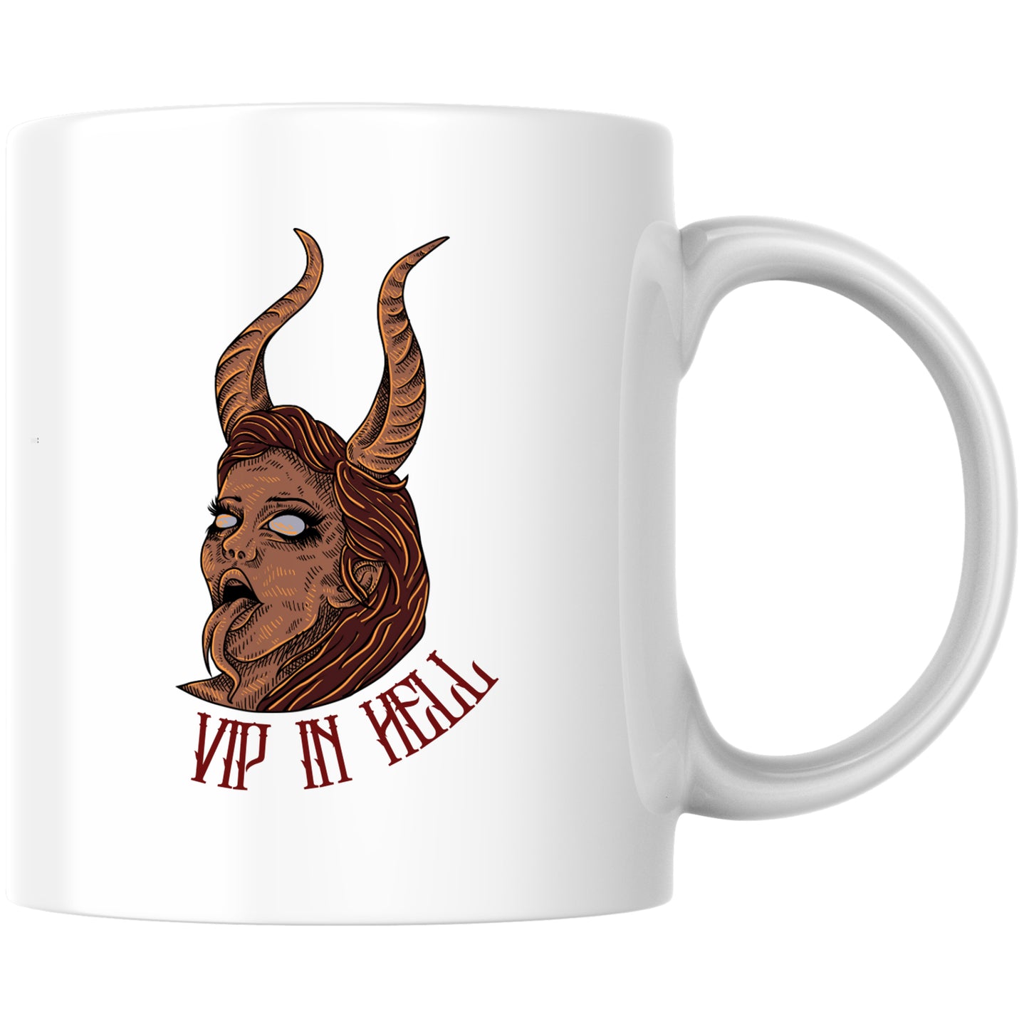 VIP In Hell Horror Teufel Kaffee Tasse