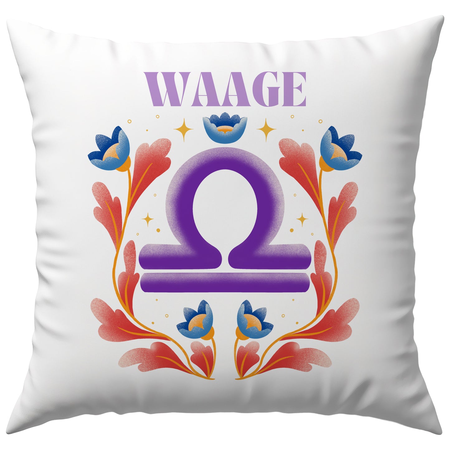 Waage Libra Sternzeichen Deko Kissen