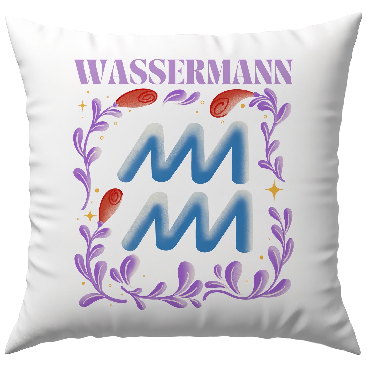 Wassermann Aquarius Sternzeichen Deko Kissen