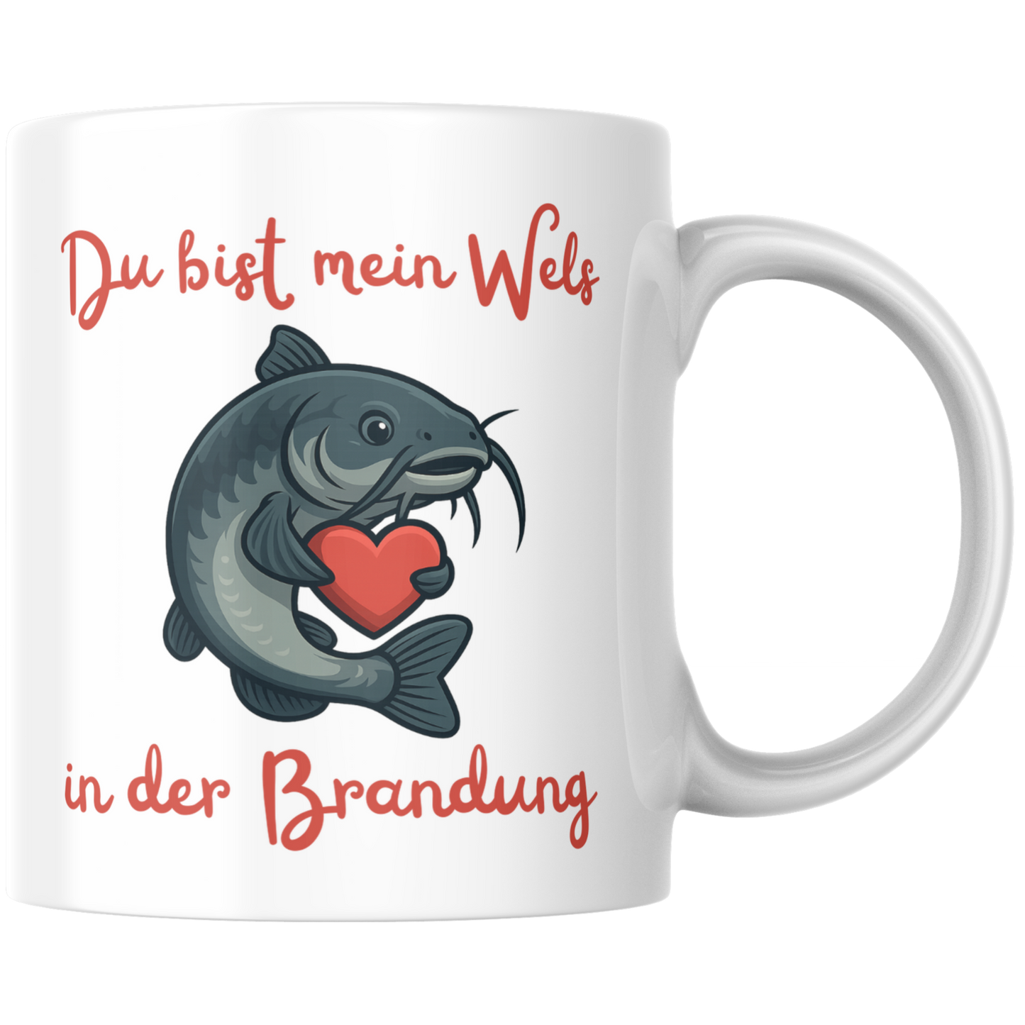 Du Bist Mein Wels In Der Brandung Liebe Kaffee Tasse