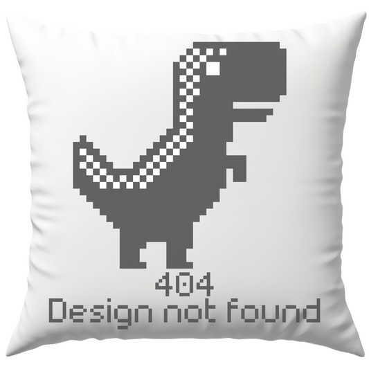 404 Design Not Found Programmierer Deko Kissen