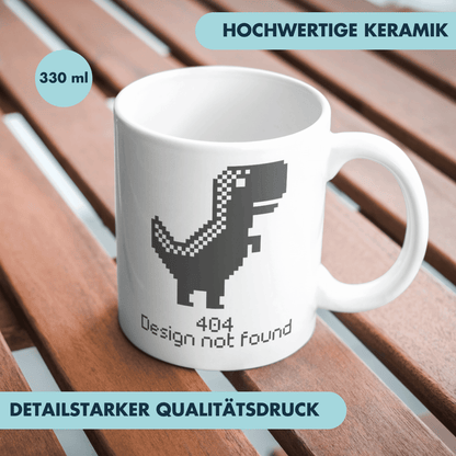 404 Design Not Found Programmierer Kaffee Tasse