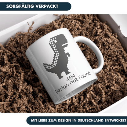 404 Design Not Found Programmierer Kaffee Tasse