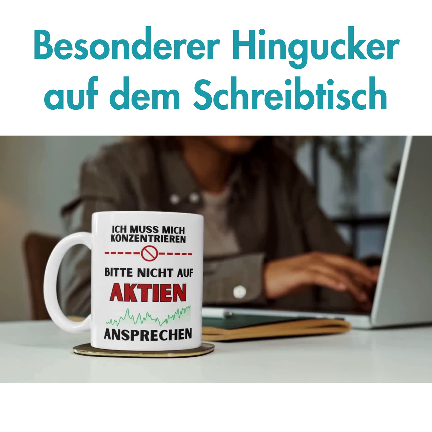 Ich Muss Mich Konzentrieren Bitte Nicht Auf Aktien Ansprechen Kaffee Tasse