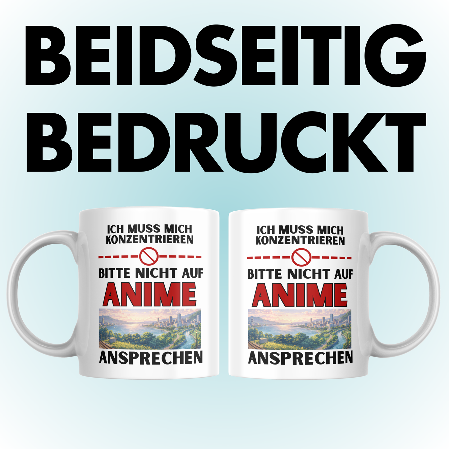 Ich Muss Mich Konzentrieren Bitte Nicht Auf Anime Ansprechen Kaffee Tasse