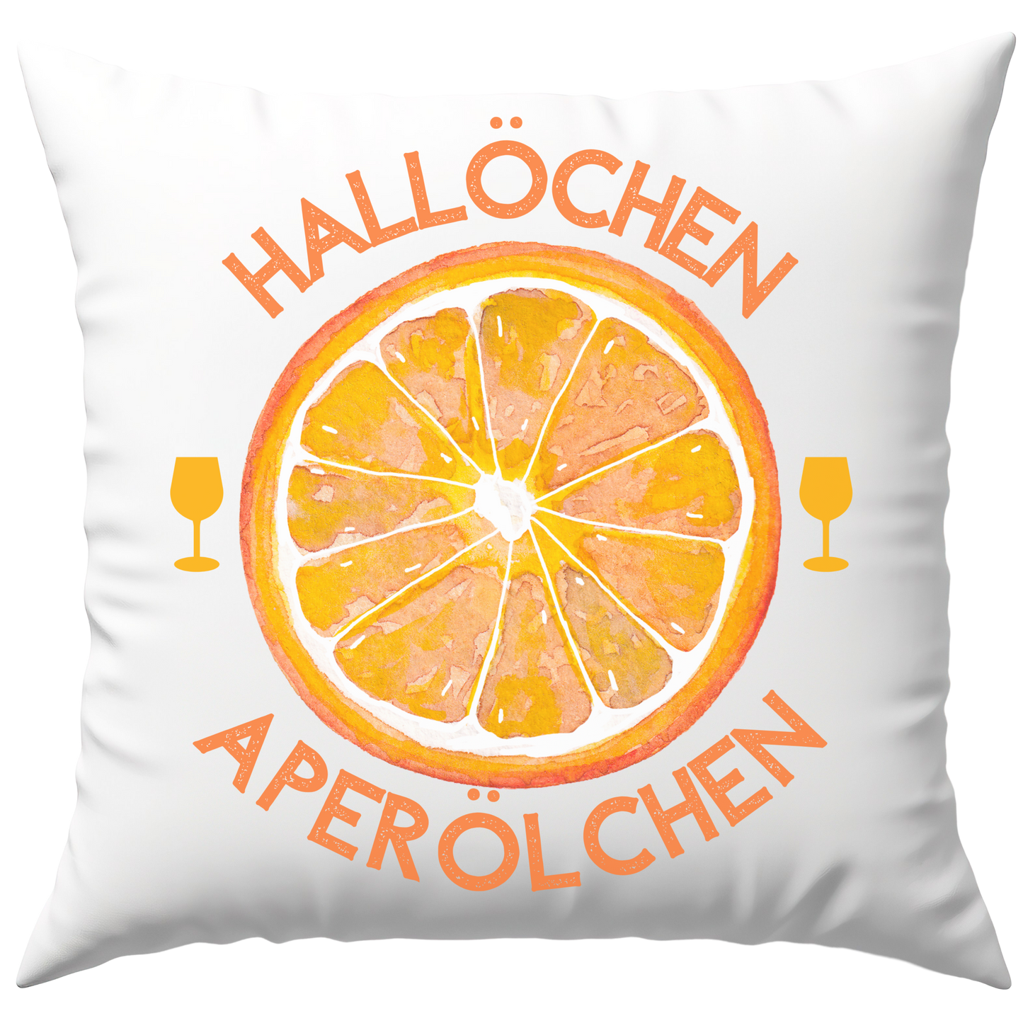 Hallöchen Aperölchen Spritz Cocktail Deko Kissen
