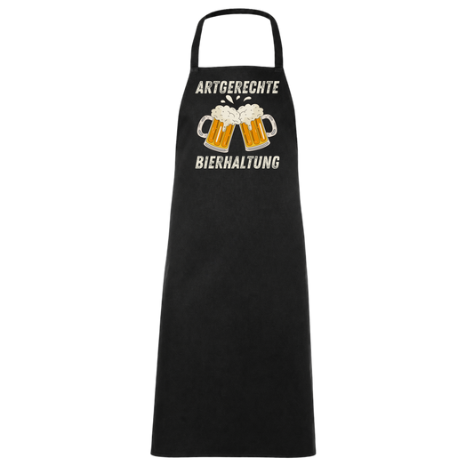 Artgerechte Bierhaltung Bier Wortspiel Schürze