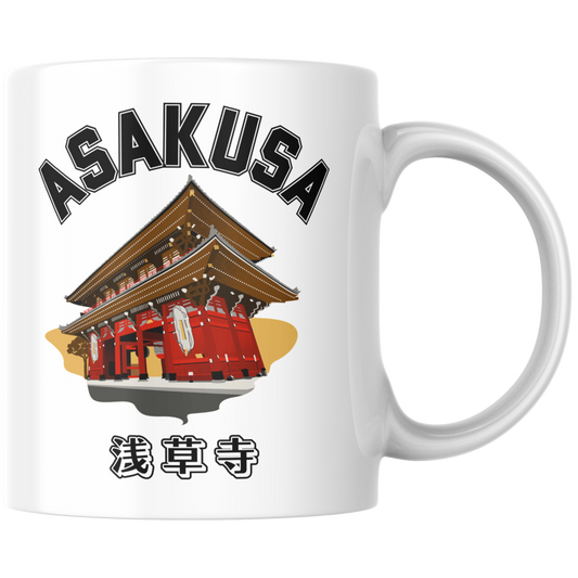 Asakusa Tokio Japan Senso-Ji Schrein Tempel Kaffee Tasse