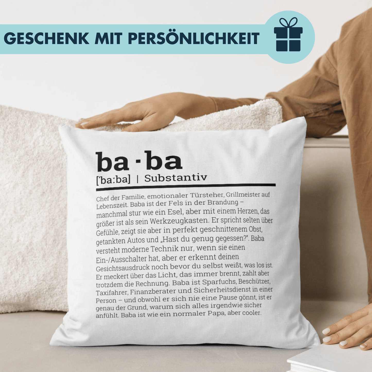 Baba Definition Türkischer Papa Deko Kissen