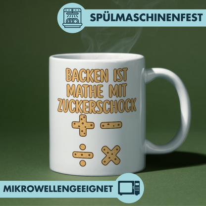 Backen Ist Mathe Mit Zuckerschock Kaffee Tasse