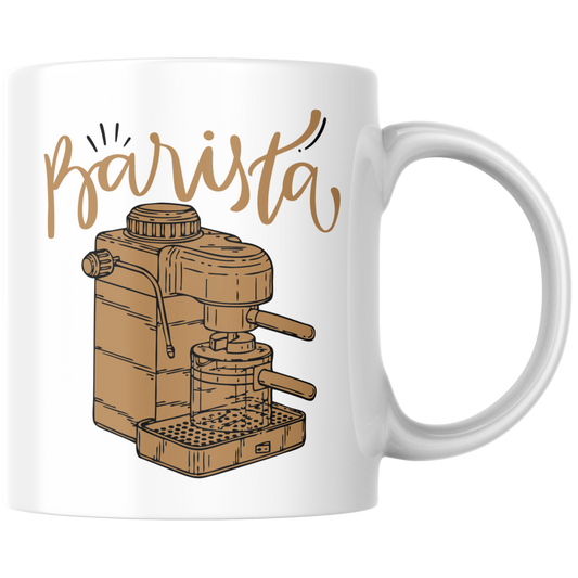 Barista Siebträger Espresso Kaffee Tasse