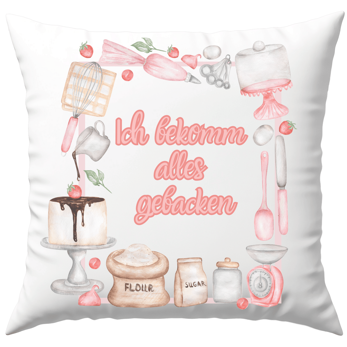 Ich Bekomm Alles Gebacken Bäckerin Konditorin Deko Kissen