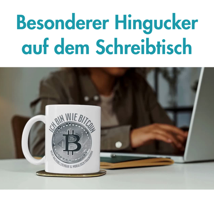 Ich Bin Wie Bitcoin Nicht Nachvollziehbar Und Moralisch Fragwürdig Kaffee Tasse