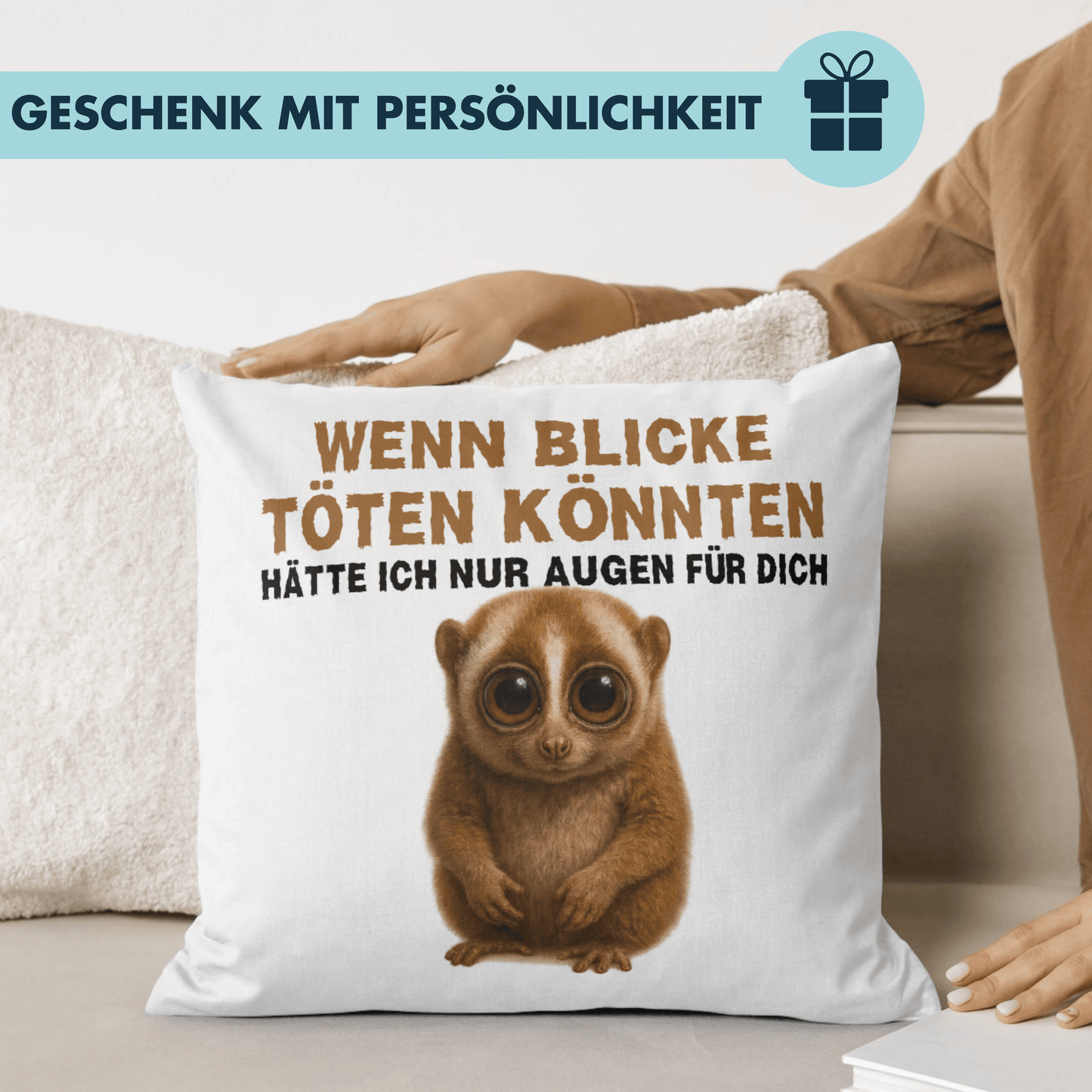 Wenn Blicke Töten Könnten Hätte Ich Nur Augen Für Dich Deko Kissen