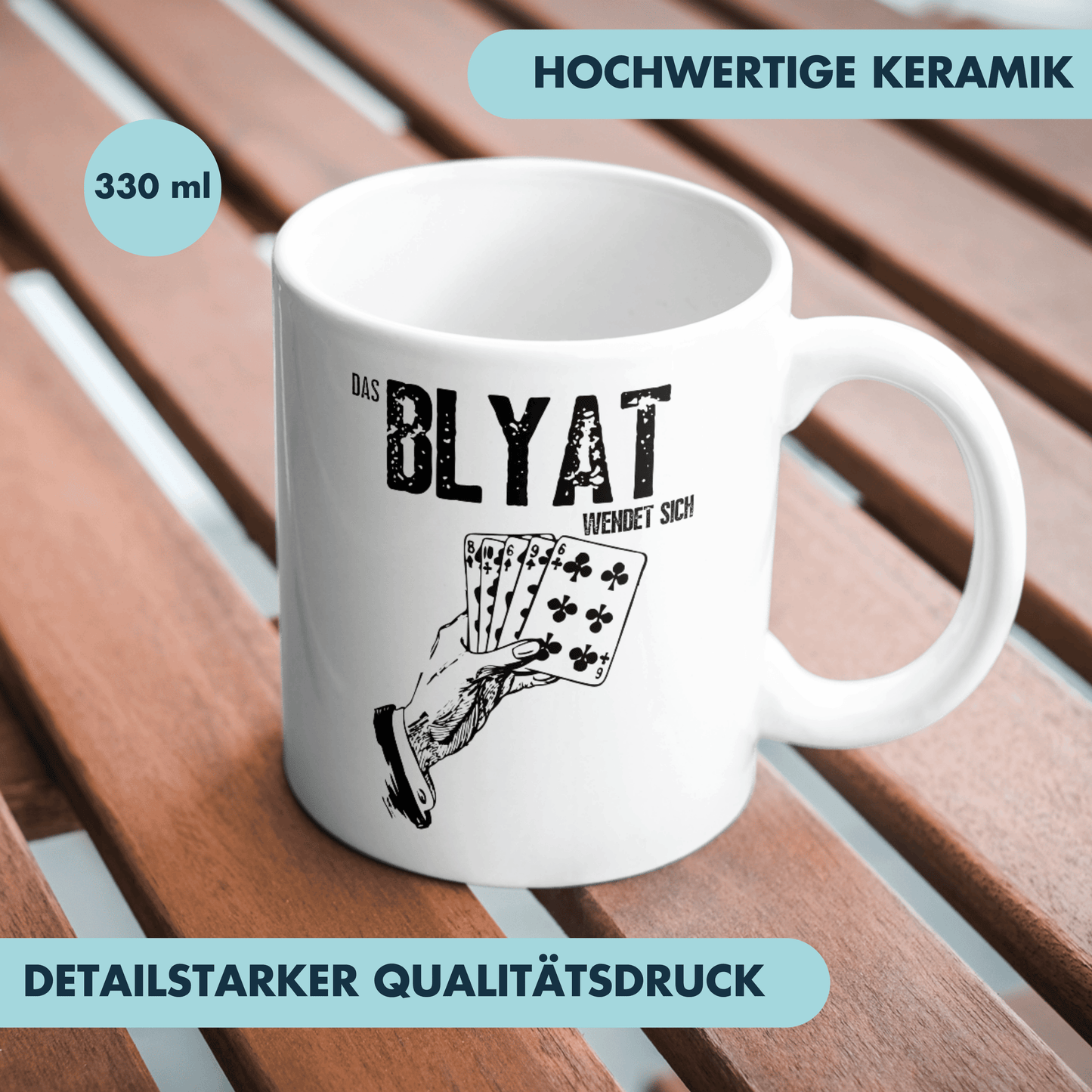 Das Blyat Wendet Sich Wortspiel Russisch Kaffee Tasse