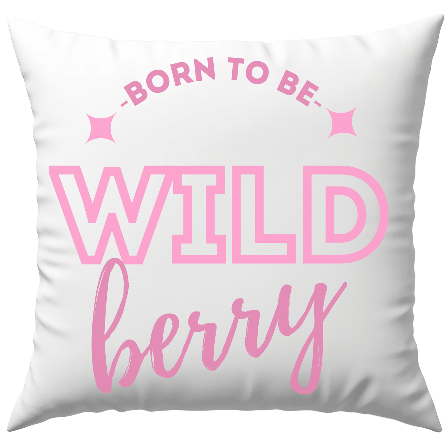 Born to Be Wild Wildberry Wein Cocktail Deko Kissen