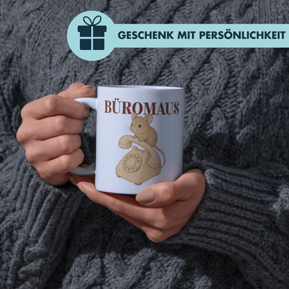 Büromaus Büro Telefon Kaffee Tasse