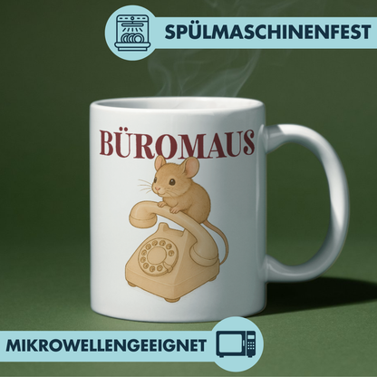Büromaus Büro Telefon Kaffee Tasse