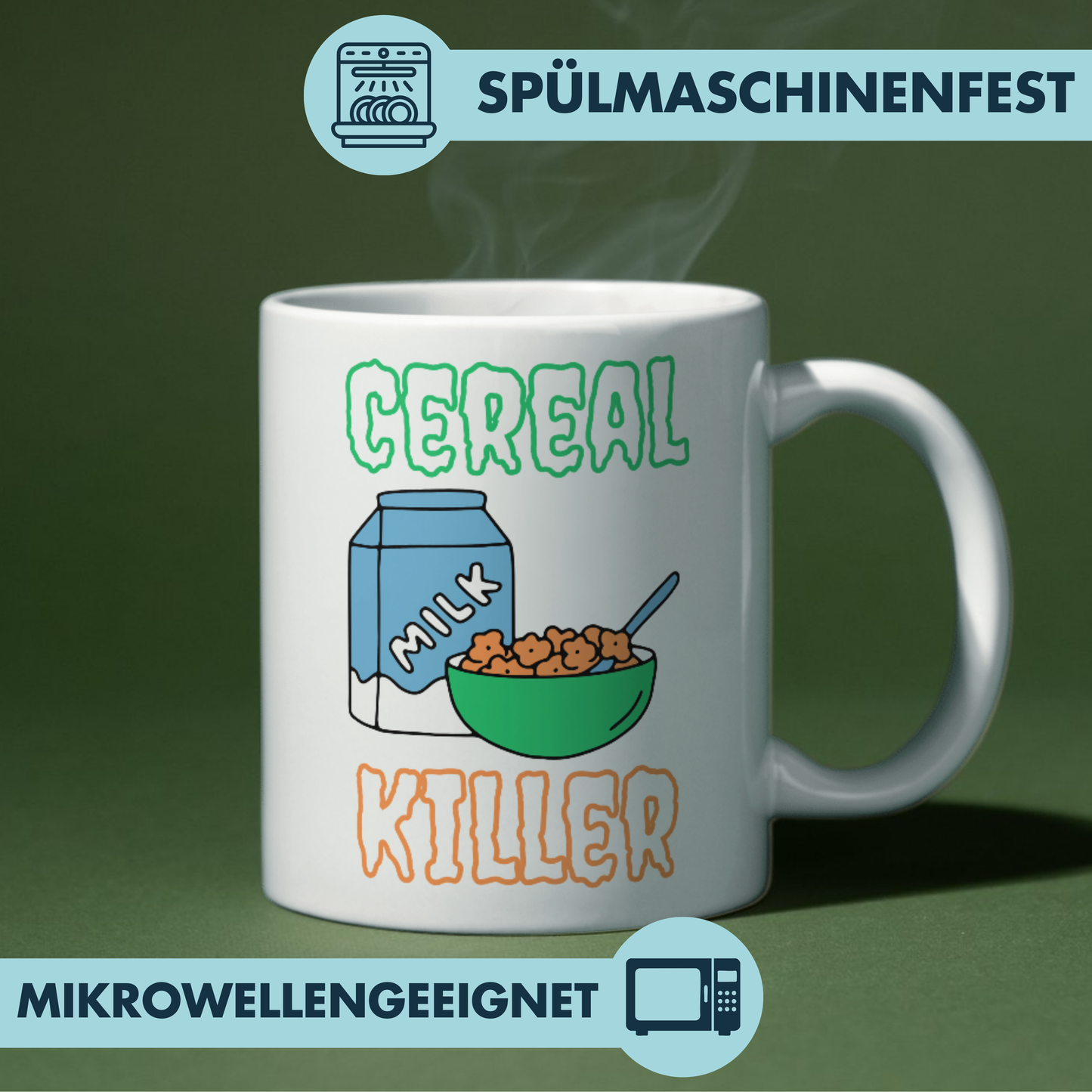 Cereal Killer Müsli Kaffee Tasse