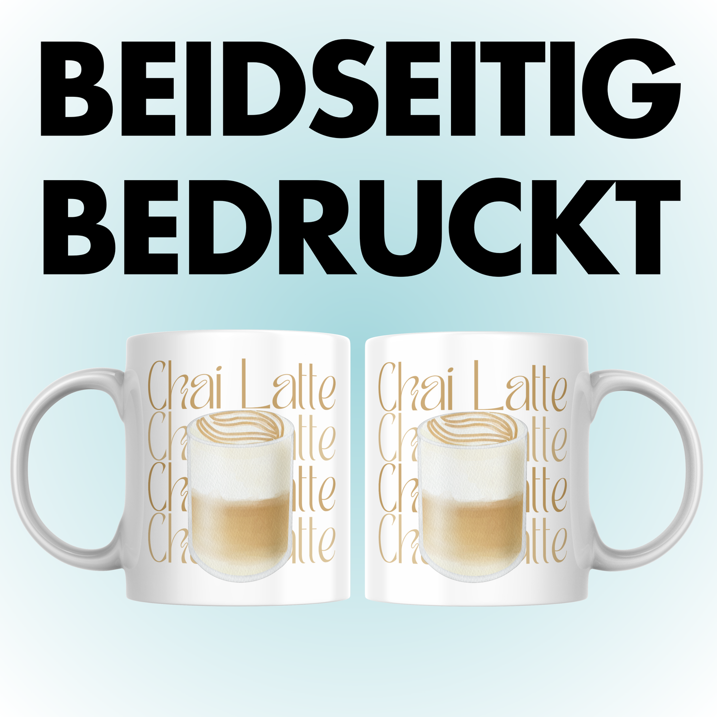 Chai Latte Tee Tasse