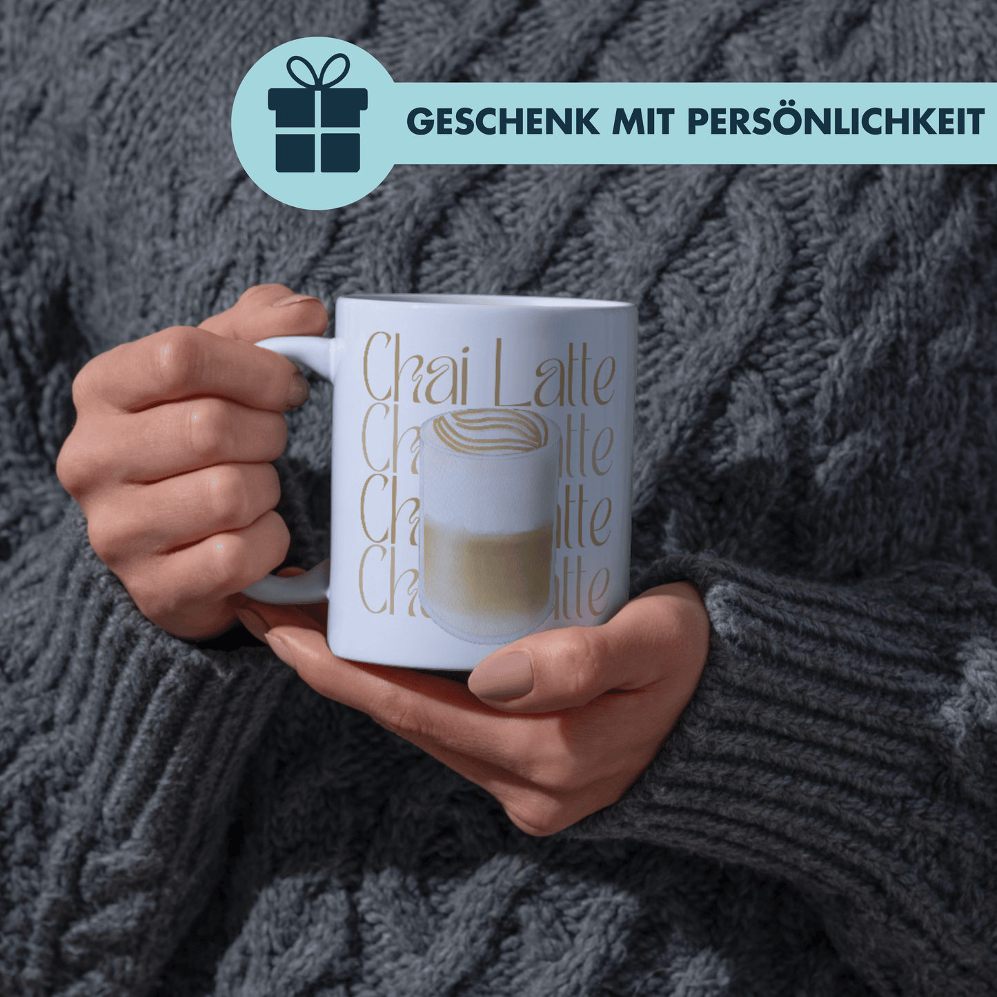 Chai Latte Tee Tasse