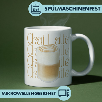 Chai Latte Tee Tasse