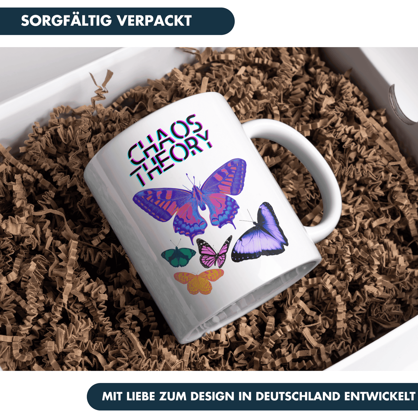 Chaos Theory Butterfly Kaffee Tasse
