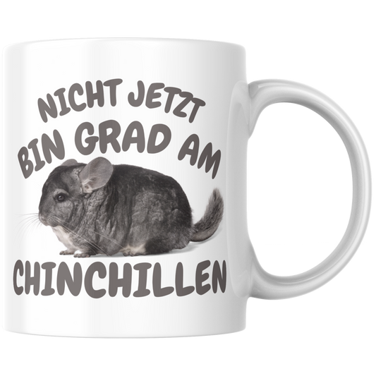 Nicht Jetzt Bin Grad Am Chinchillen Chinchilla Kaffee Tasse