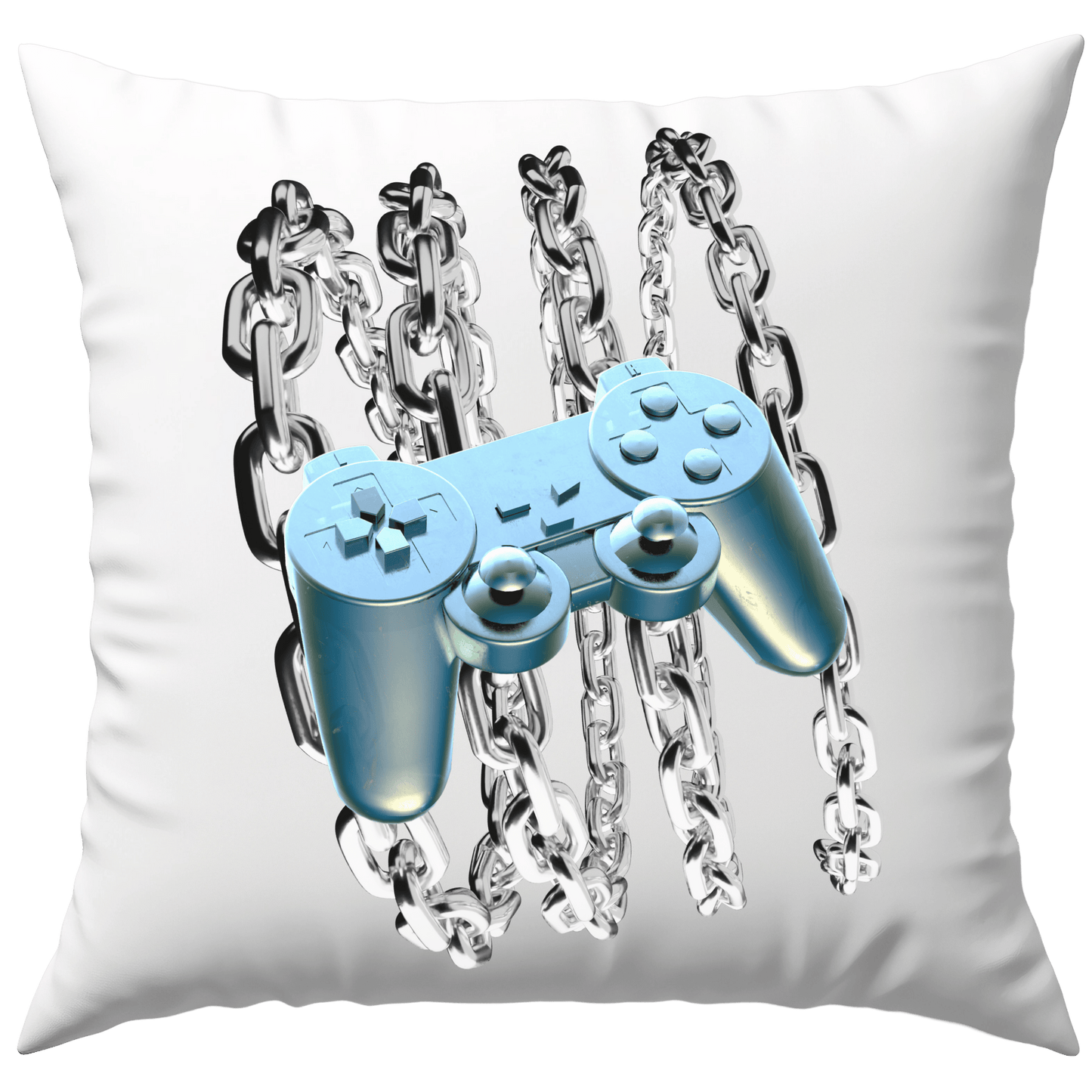 Controller Gaming Chrom Deko Kissen