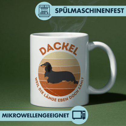 Dackel Weil Die Länge Eben Doch Zählt Kaffee Tasse