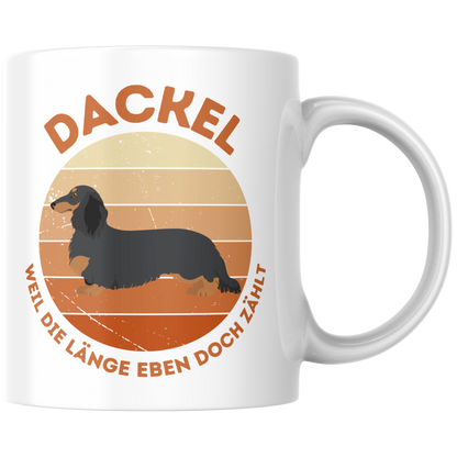 Dackel Weil Die Länge Eben Doch Zählt Kaffee Tasse