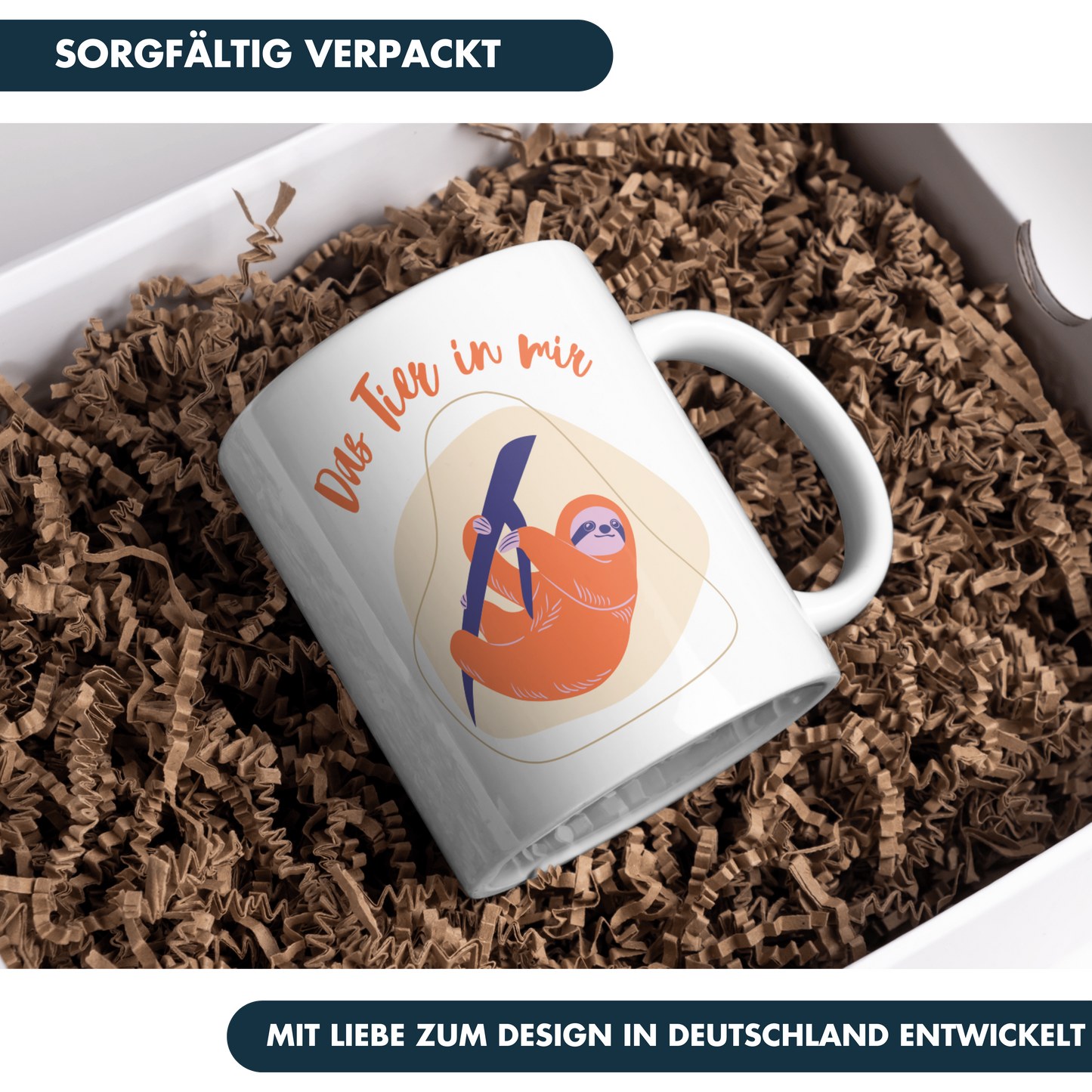 Das Tier In Mir Faultier Kaffee Tasse
