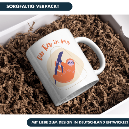 Das Tier In Mir Faultier Kaffee Tasse
