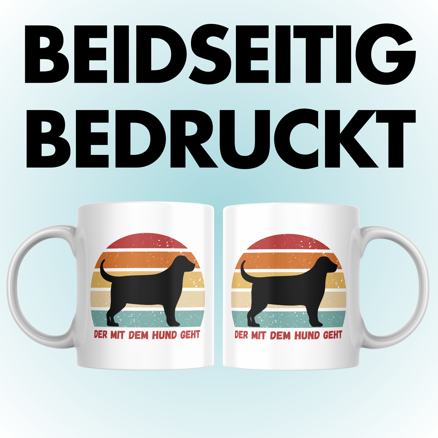 Der Mit Dem Hund Geht Gassi Kaffee Tasse
