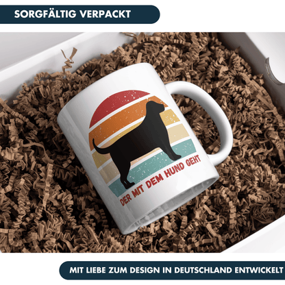Der Mit Dem Hund Geht Gassi Kaffee Tasse