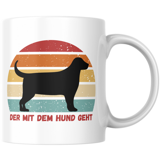 Der Mit Dem Hund Geht Gassi Kaffee Tasse