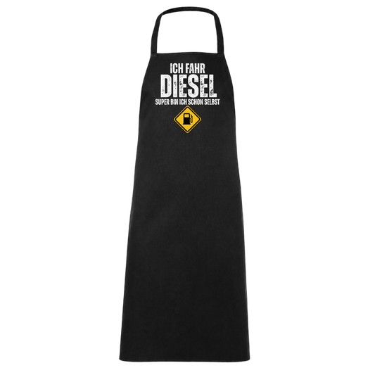 Ich Fahr Diesel Super Bin ich Schon Selbst Wortspiel Schürze
