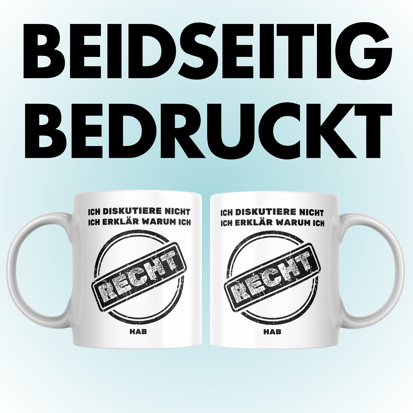 Ich Diskutiere Nicht Ich Erkläre Warum Ich Recht Hab Kaffee Tasse