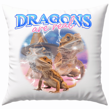 Bartagame Dragons Are Real Deko Kissen