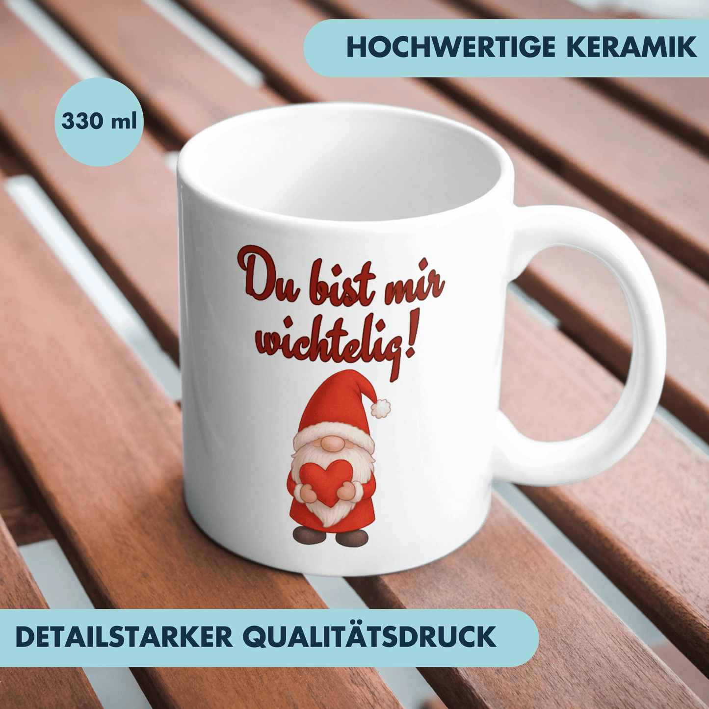 Du Bist Mir Wichtelig Weihnachten Wichtel Liebe Kaffee Tasse