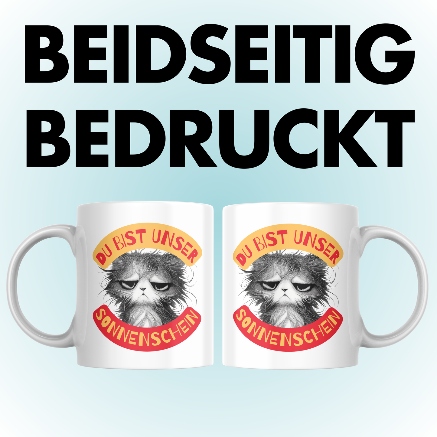 Du Bist Unser Sonnenschein Katze Kaffee Tasse