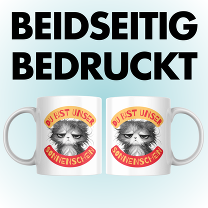 Du Bist Unser Sonnenschein Katze Kaffee Tasse