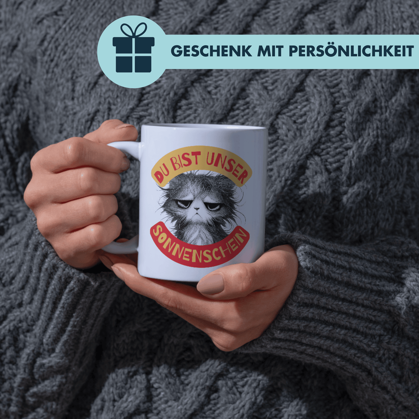Du Bist Unser Sonnenschein Katze Kaffee Tasse