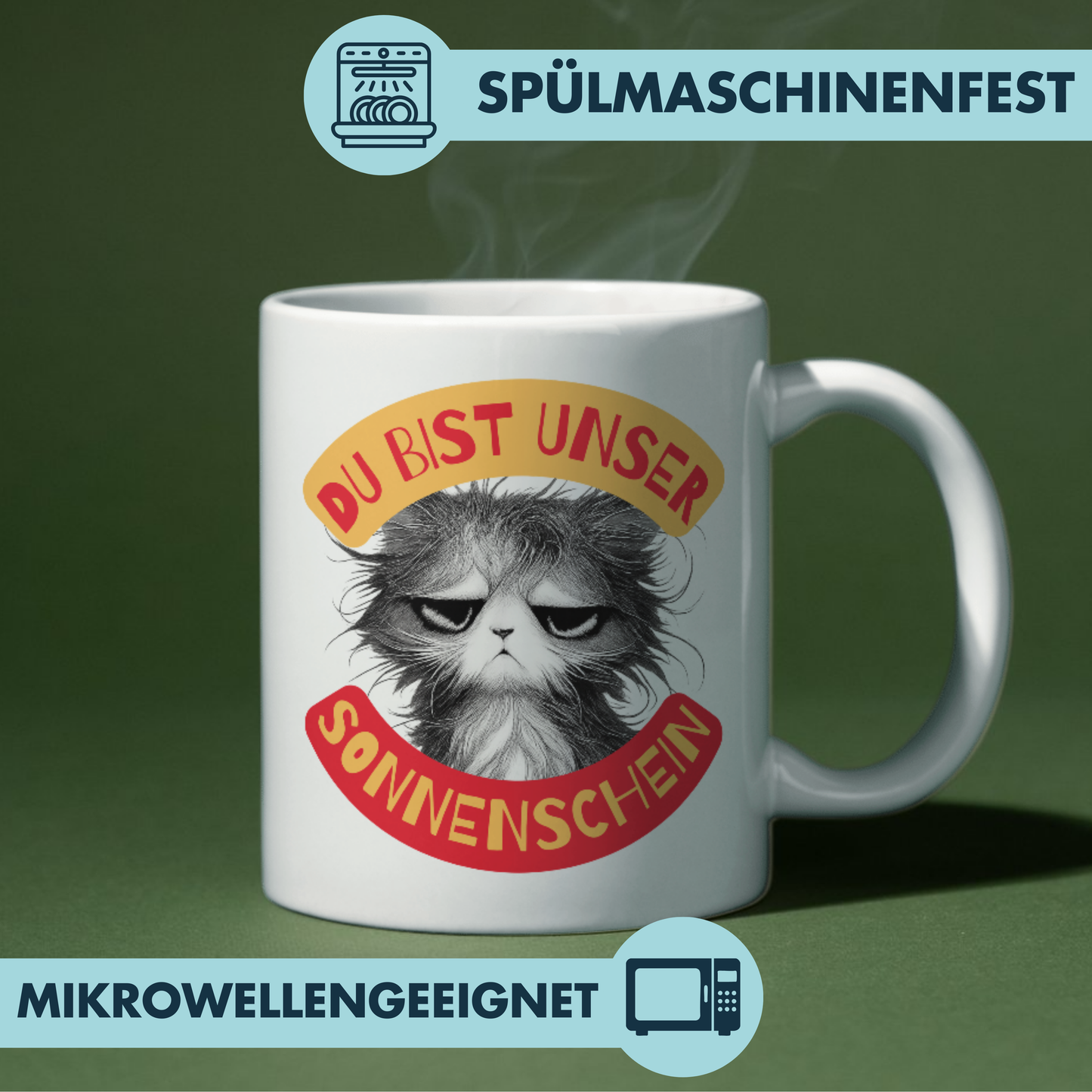 Du Bist Unser Sonnenschein Katze Kaffee Tasse