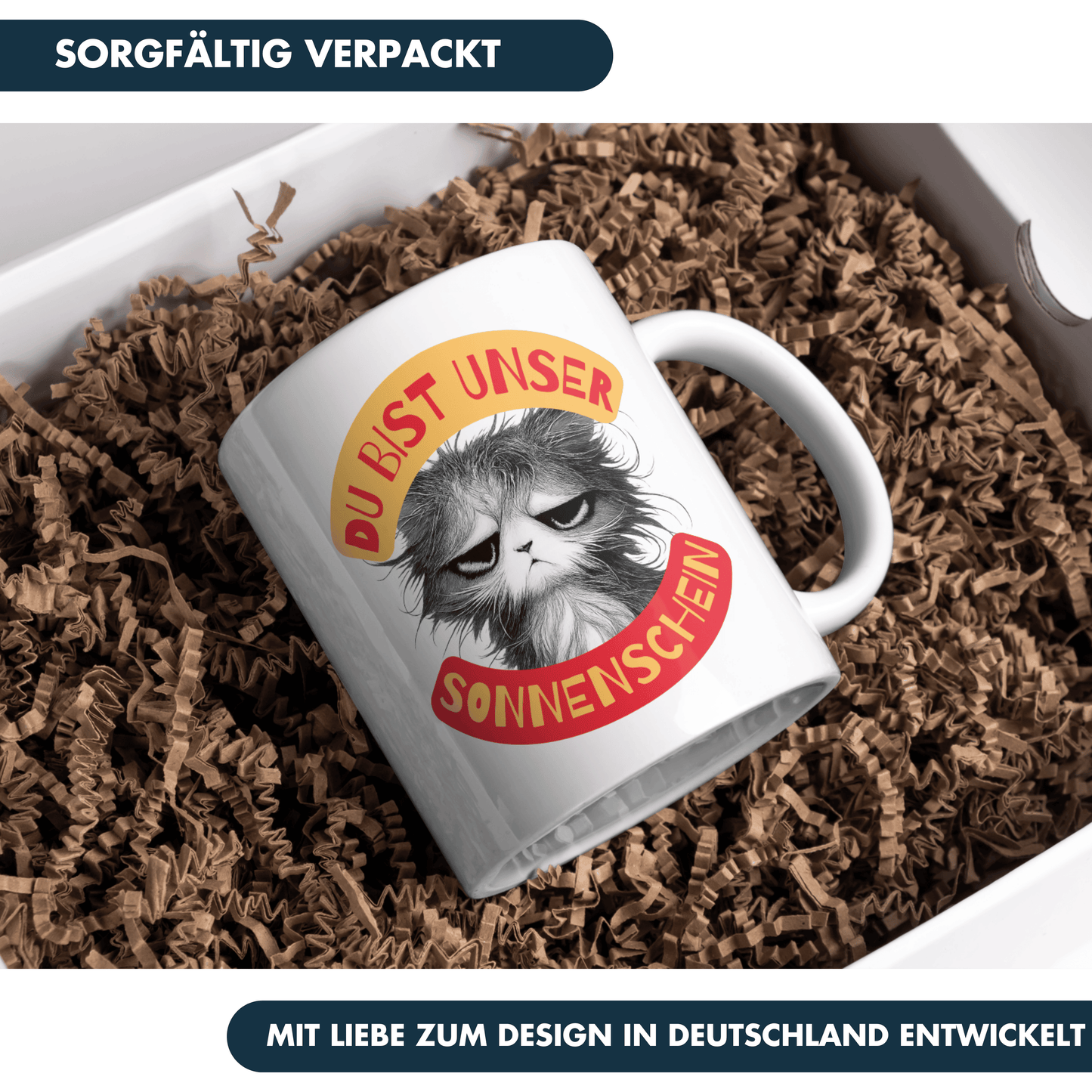 Du Bist Unser Sonnenschein Katze Kaffee Tasse
