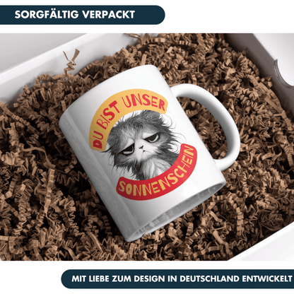 Du Bist Unser Sonnenschein Katze Kaffee Tasse