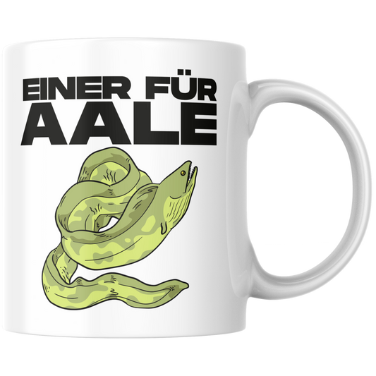 Einer Für Aale Angler Kaffee Tasse