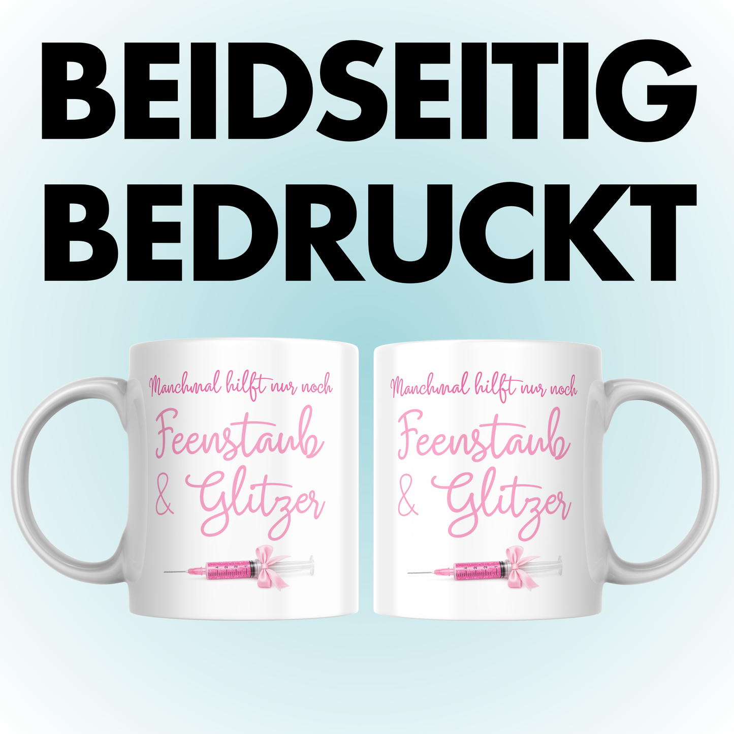 Manchmal Hilft Nur Noch Feenstaub Und Glitzer Kaffee Tasse